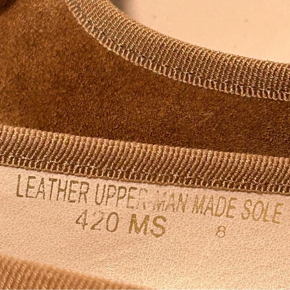 Brown Suede Women's Flats - Picture 6 of 7